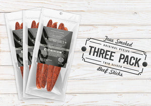 3 Bags Of Beef Sticks