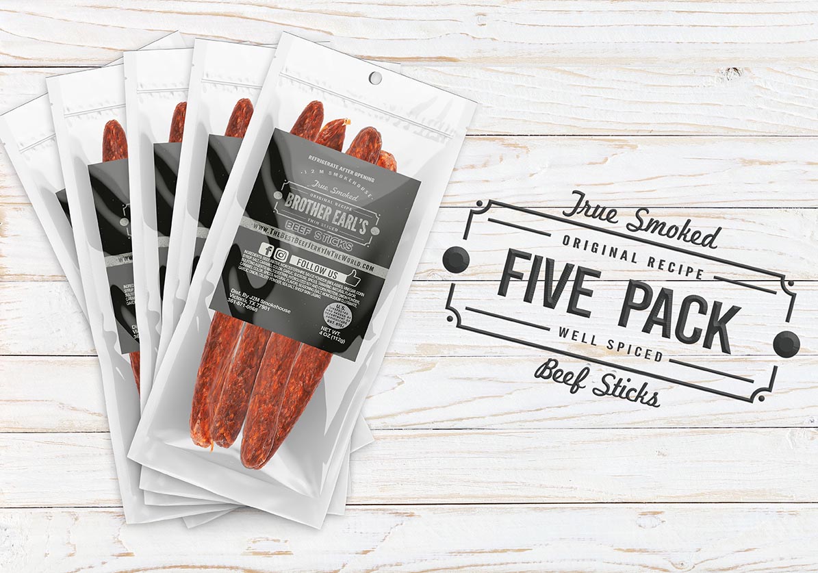 5 Bags of Beef Sticks